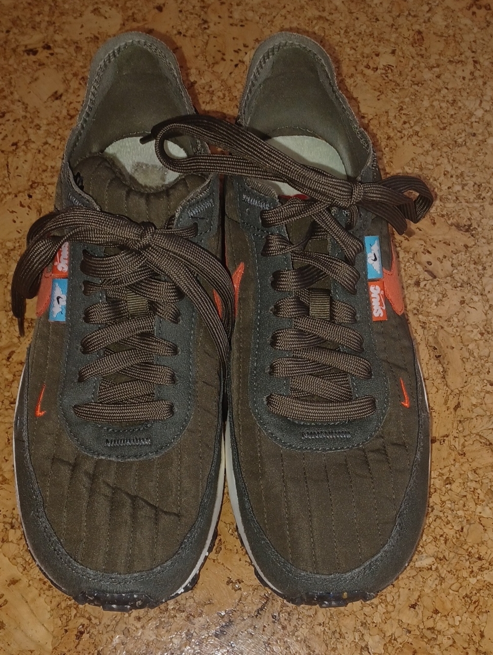 Nike Men's Waffle One Toasty Olive Green Sneakers Size 7 DC8890-200
